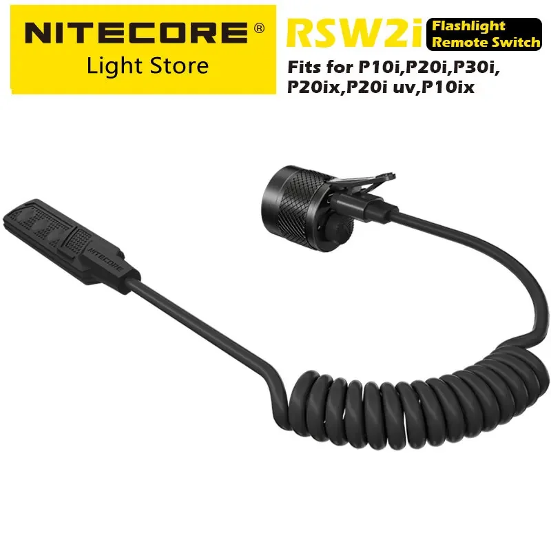 

Фонарик NITECORE RSW2i 2024, тактический дистанционный переключатель USB-C для фонаря i-Generation P10i P20i P30i X P10iX, фонарик в комплект не входит