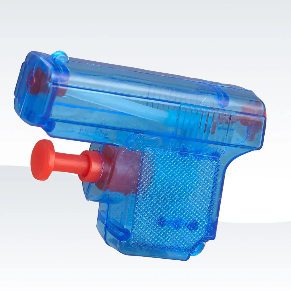 Mini water gun summer children's transparent water play toy water gun kindergarten gift small water gun