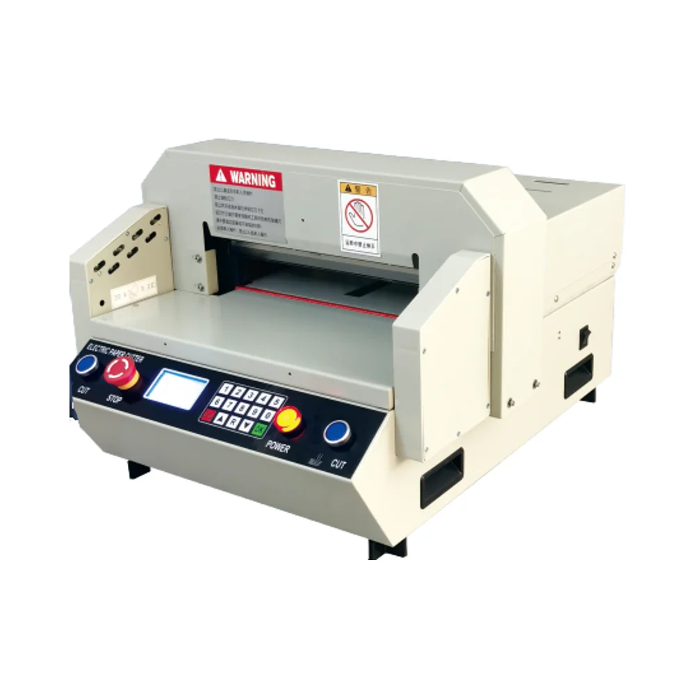 330mm Electric Digital Display Automatic Paper Trimmer 220V 40mm Thickness Infrared Protection for Home Office Studio Use