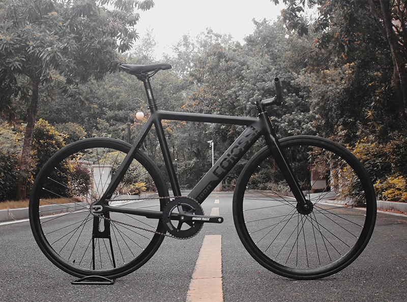 

55CM LOW pro Aluminum Alloy Frame Fixie Whole Vehicle Track Bicycle Single Speed Bicycle Special Offer Excluding Brakes