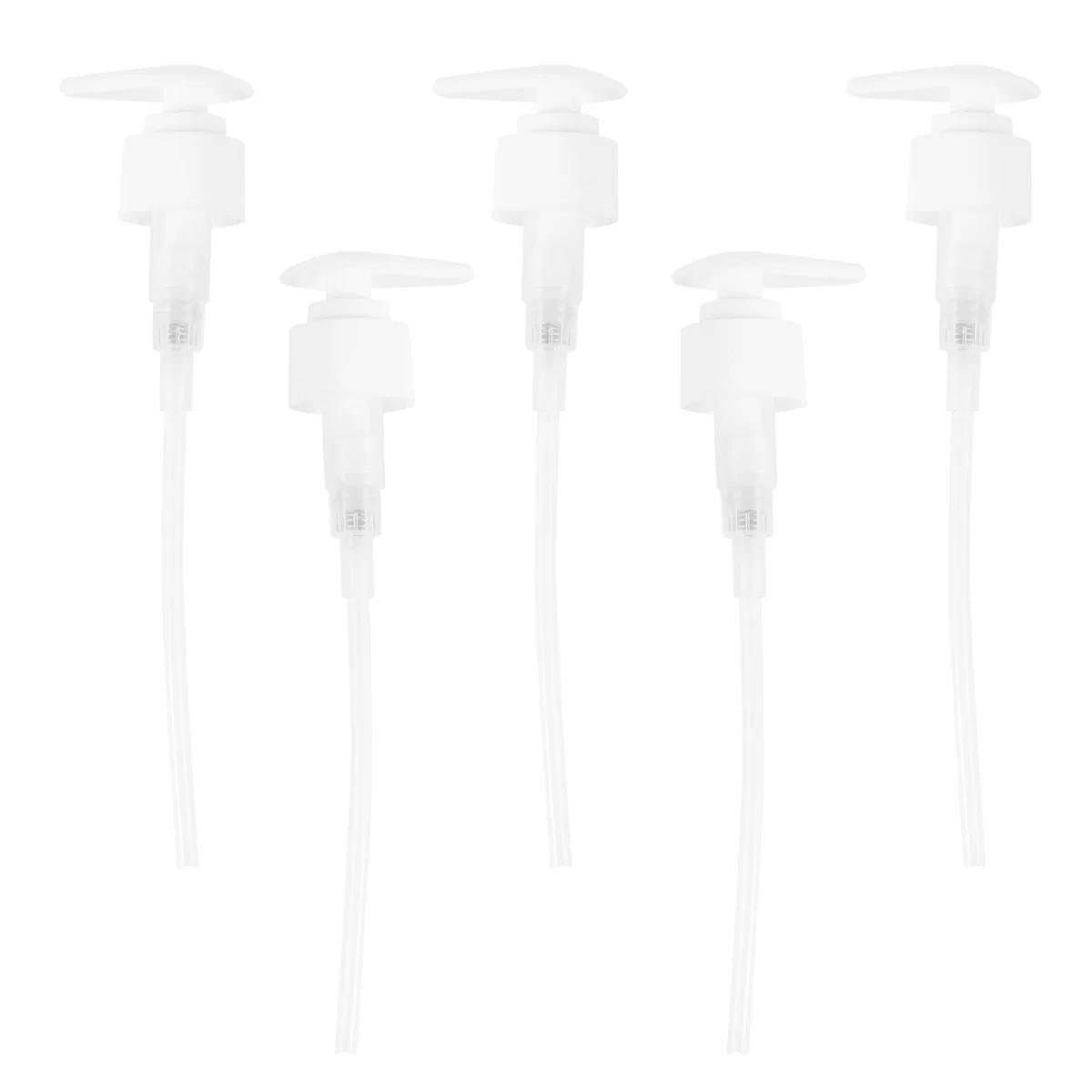 5 قطعة مضخة توزيع الغسول استبدال رأس المضخة البلاستيكية السوداء لصابون الشامبو زيت كريم جل زجاجة عبوة سهلة تناسب الحمام #2