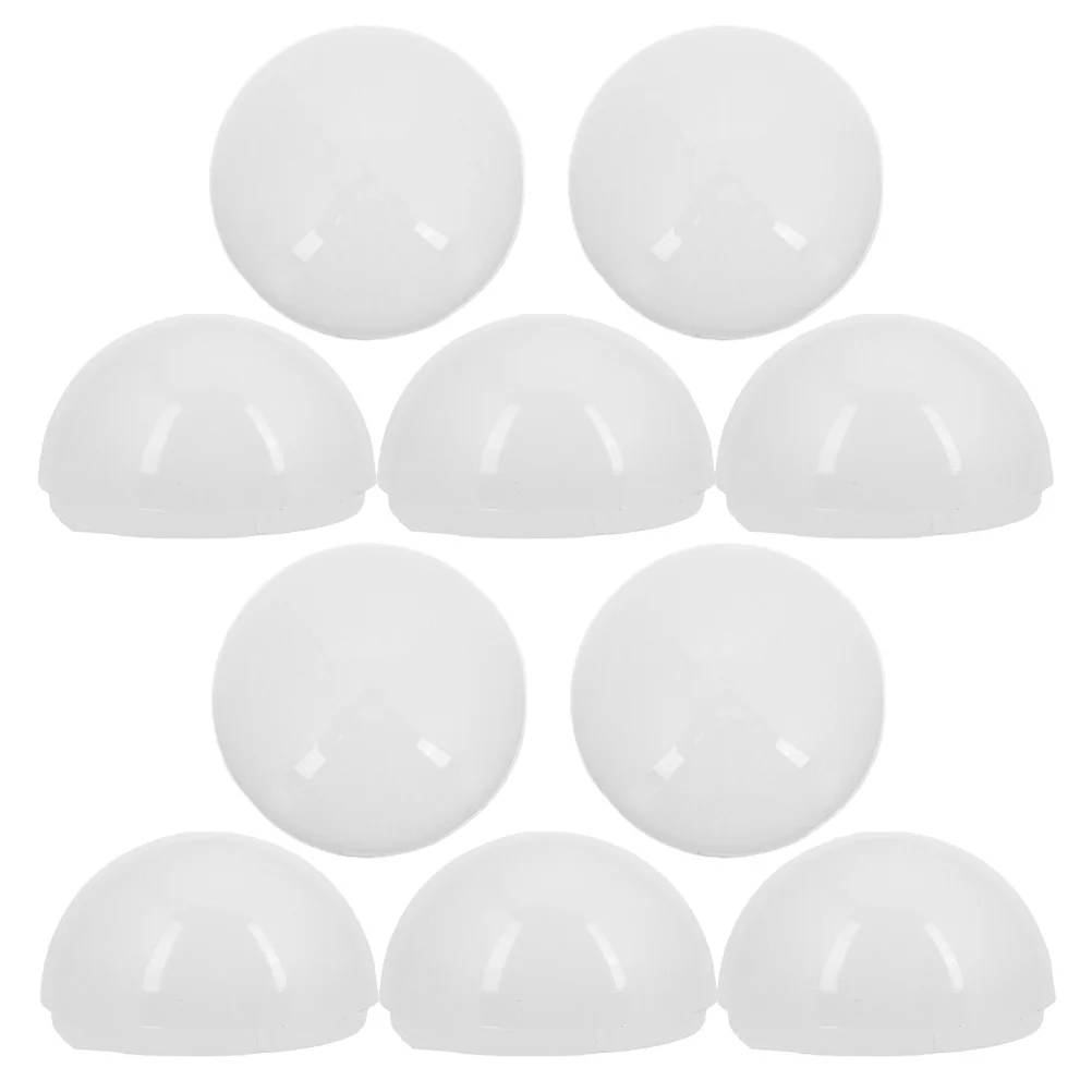 

10pcs Led Ball Lamp Shade Half Sphere Uniform Light Distribution For Makeup Mirror Bathroom Bedroom Living Room Vanity Light