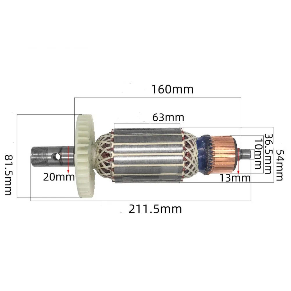 /Router /Rotor /Replacement Part 160mm Axle Distance For 3612C Engraving Machine Motor Accessory Electric Tool Spare Component