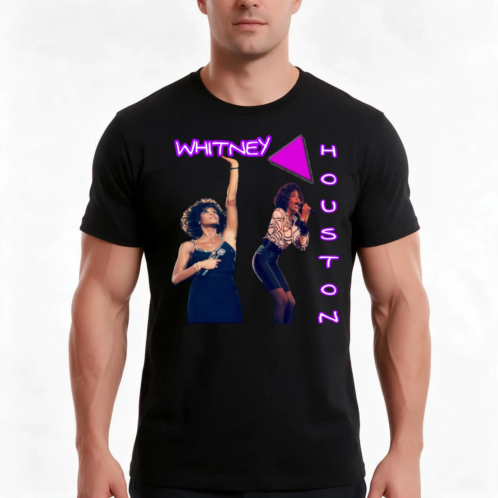 Whitney Houston Diva Classic T-Shirt Summer Casual Cotton Tee Oversized Streetwear Tops Vintage Graphic Print 100% Cotton