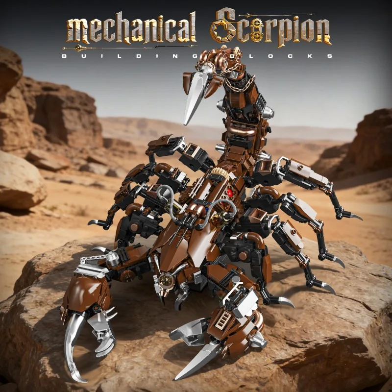 

Механический конструктор «Скорпион-фонарь» и «Доберман», набор для сборки, модель для самостоятельной сборки, игрушка в подарок для мальчиков