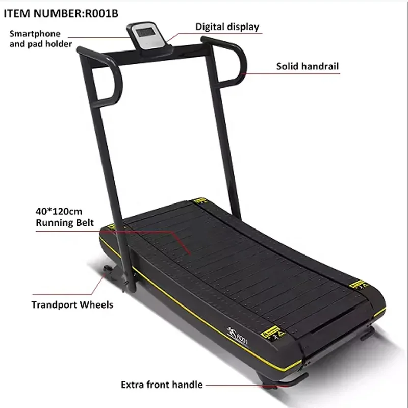 Flat wheel curved treadmills home motorized woodway curved treadmill