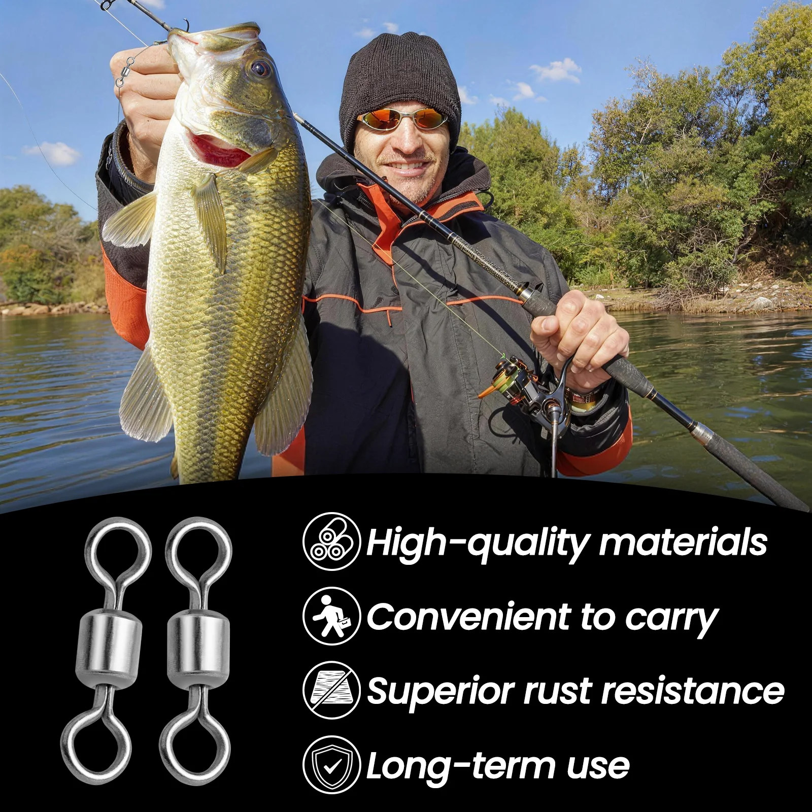 Stainless Steel Fishing Swivels 5