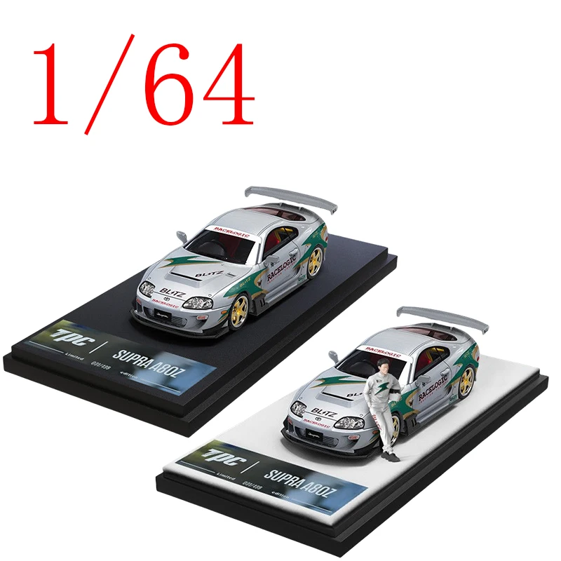 

Литая под давлением модель автомобиля из сплава Toyota в масштабе 1/64, Toyota Supra A80Z Play с подарком, оригинальная коробка игрушечных машин