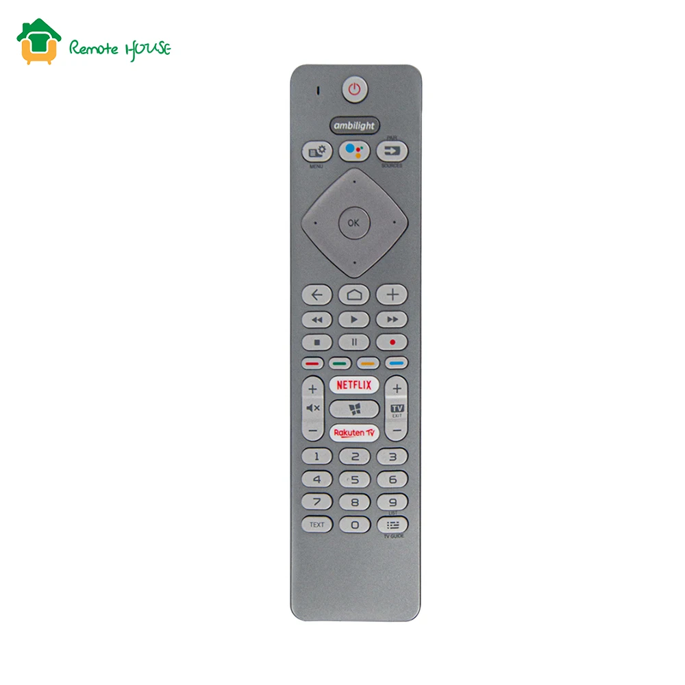 43PUS7354/12 Voice TV Remote Control Compatible For Philips Ambilight 7300 Series Android TV with 3-sided voice control Google