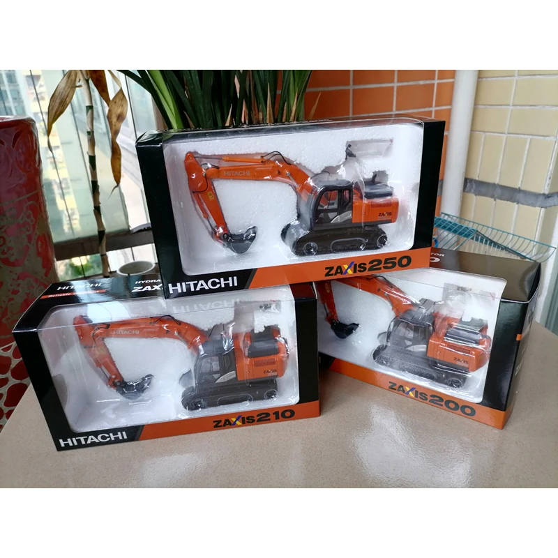 Collectible Diecast Scale Model Toy 1:50 Hitachi ZAXIS ZX200-5A,ZX210-5A,ZX250LC-5A Hydraulic Excavator Engineering Machinery