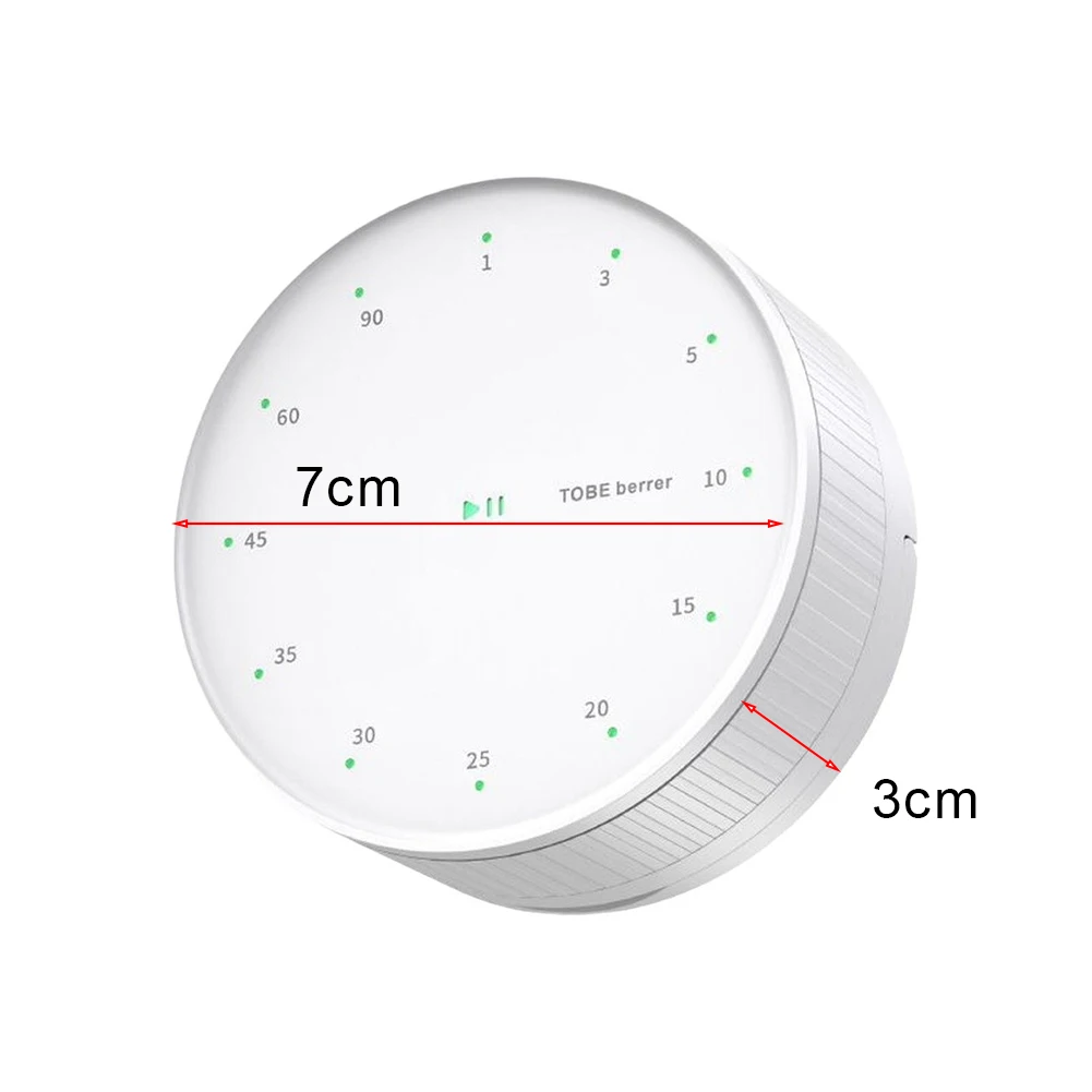Rotating Timer with Magnetic Base for Metal Surfaces Suitable for Cooking Study Fitness and Time Sensitive Routines