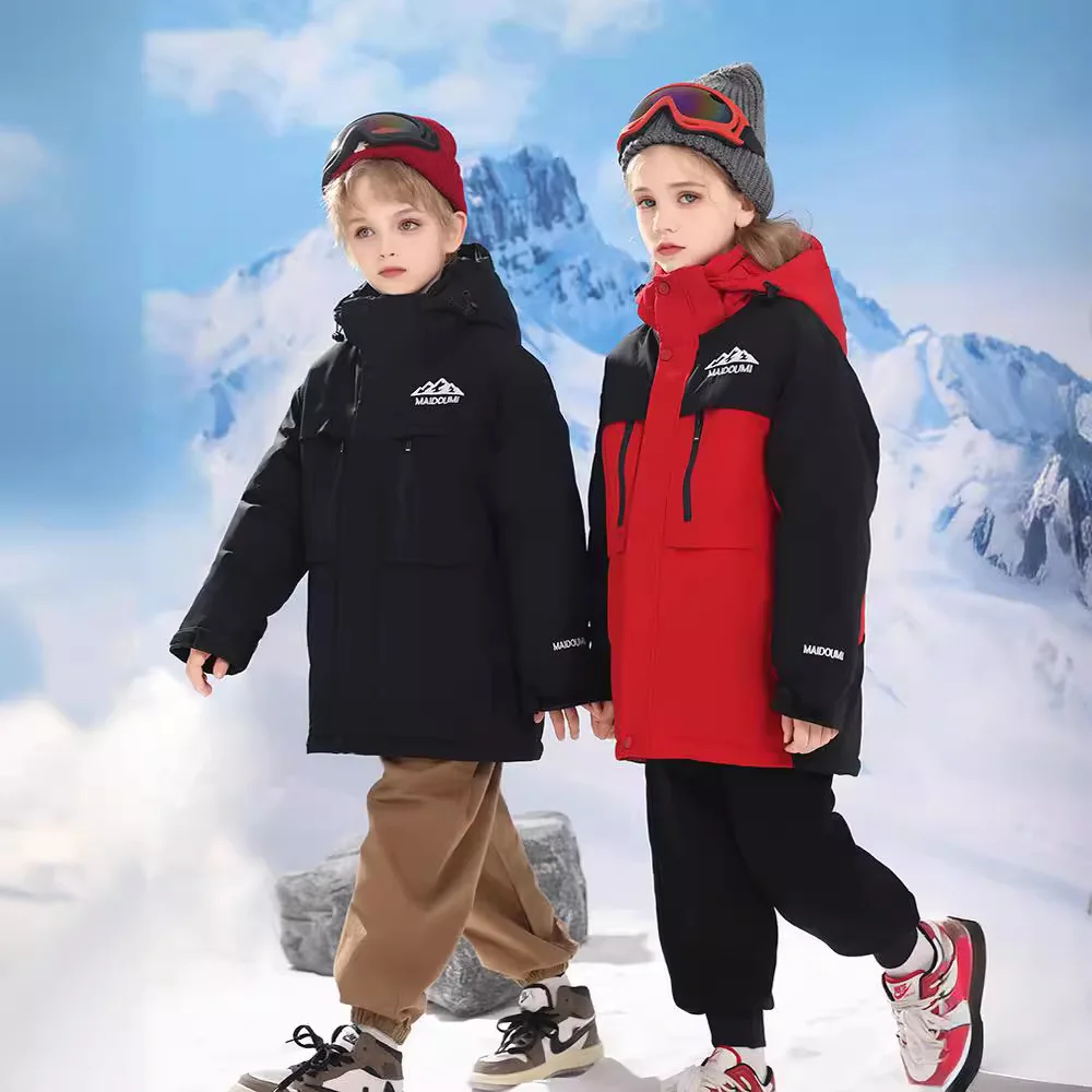 

OLEKID 2025 -30 Degree Russian Winter Children Jacket Thick Warm Teenager Down Jacket 3-14 Years Kids Boy Parkas Outerwear Coat