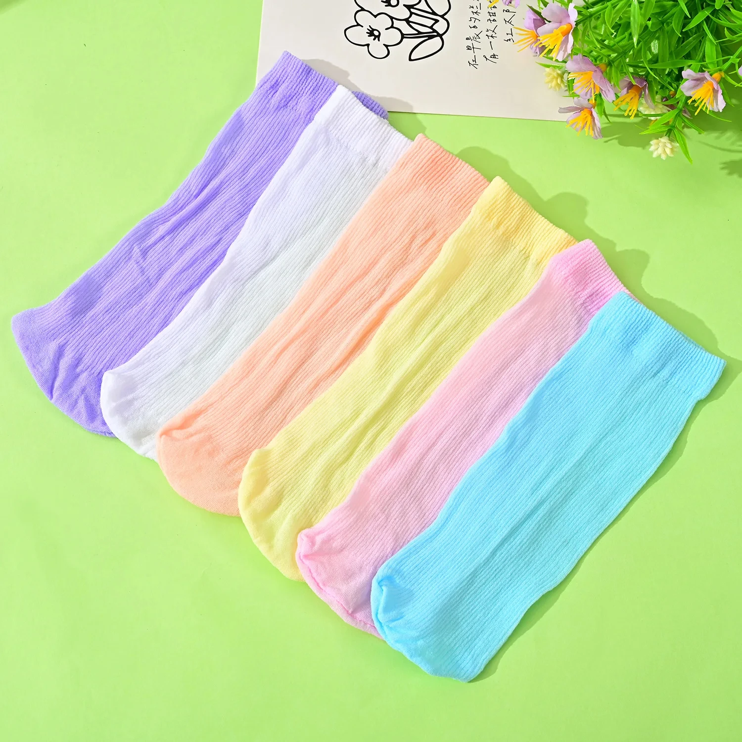 10 Pairs Baby Girls Socks Spring Autumn Candy Color Newborn Baby Socks Baby Meias Para Bebe Kids Socks for Children Boys Socks