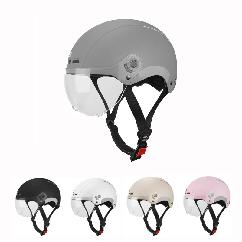 

Motorcycle Helmet with Goggles Lens Bicycle Helmet MTB Road Bike Reflective Sticker E-Bike Cycling Helmet Casco De Moto