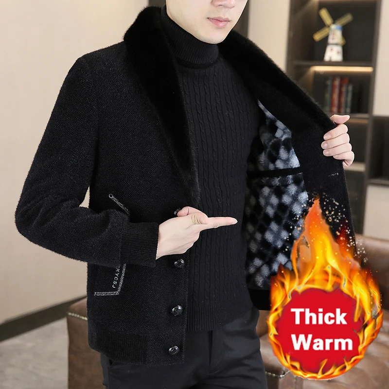 

Толстое теплое пальто, мужская короткая приталенная куртка Ropa De Hombre, осень-зима 2022, мужское шерстяное пальто Hommes Veste Abrigo Largo Hombre