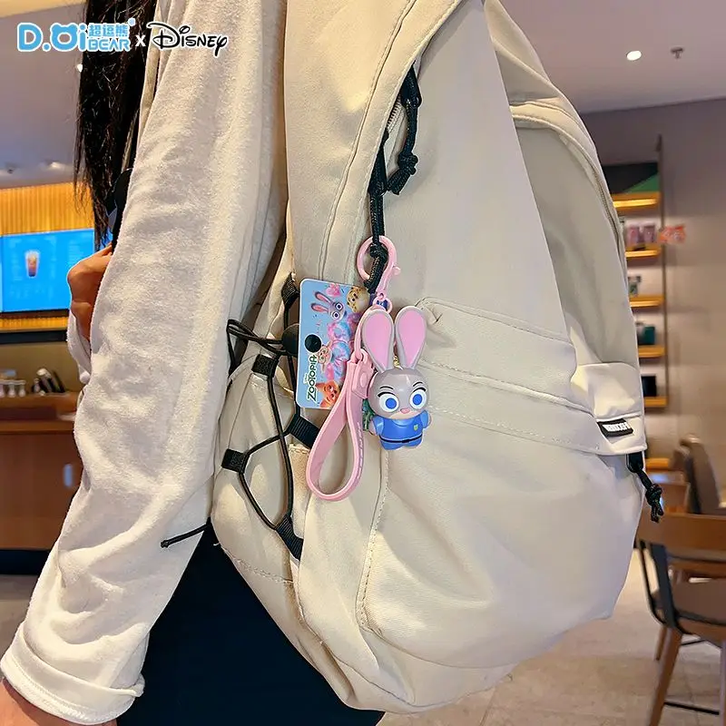 Zootopia Judy and Nick Toys Keychain Doll Couple Backpack Leopard Officer Benjamin and Sloth Girls Bag Decorative Gifts