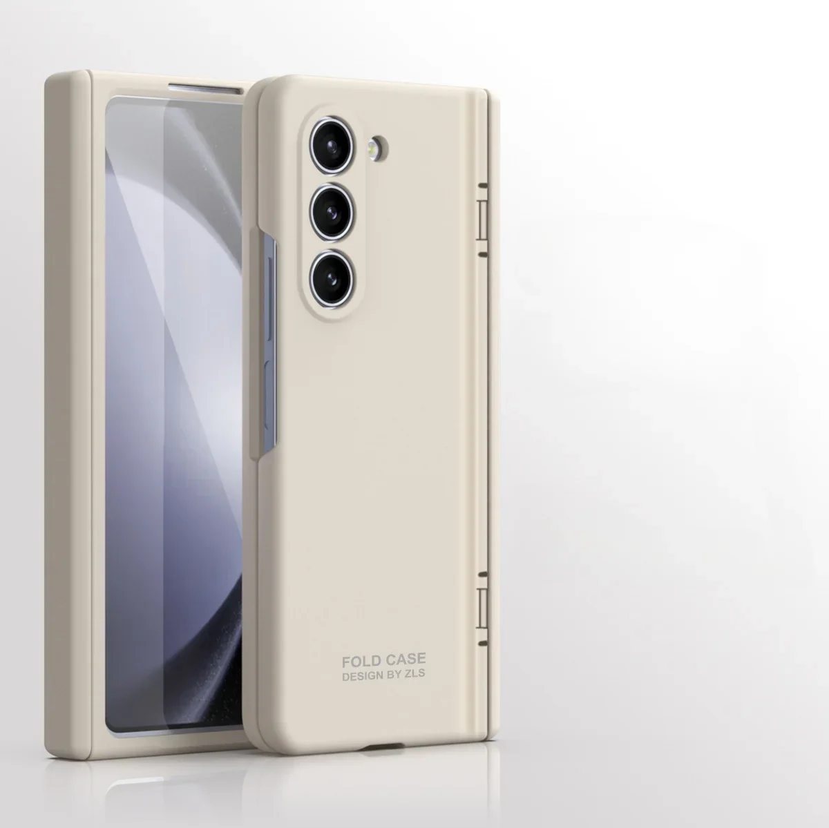 Kunststoff Harts chale Telefon hülle für Samsung Galaxy Z Fold 6 5 4 Fold6 Fold5 Fold4 Scharniers chutz stoß feste Abdeckung
