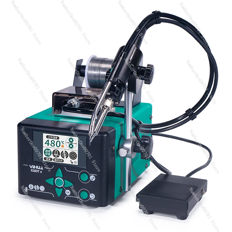 Automatic soldering machine footpedal type tin discharge electric soldering iron welding tool spot welding machine welding table