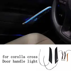 For Toyota Corolla Cross 2020-2024 ice blue Starry sky Ambience Lamp plug to plug LED Car Ambient lights