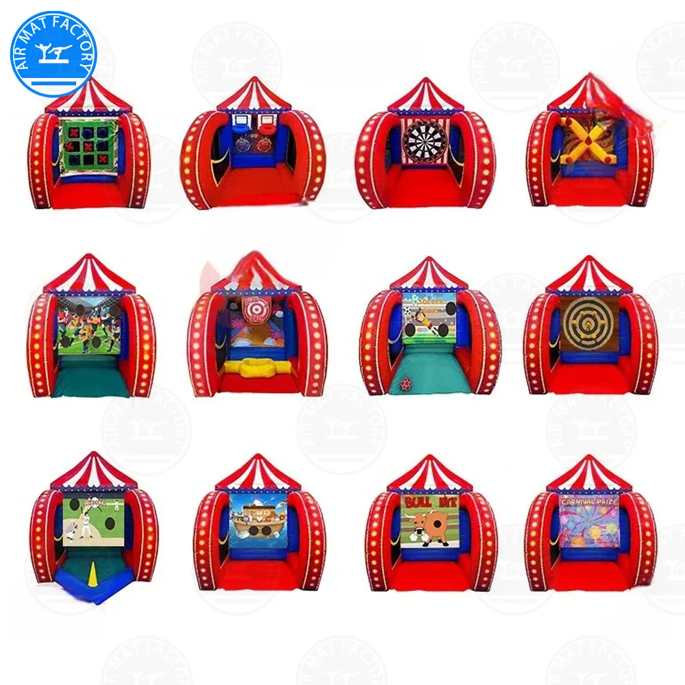 

ПВХ/Оксфорд 5 в 1 3 в 1 надувные интерактивные спортивные игры семейные коммерческие аренда надувные карнавальные игры для вечеринки на заднем дворе