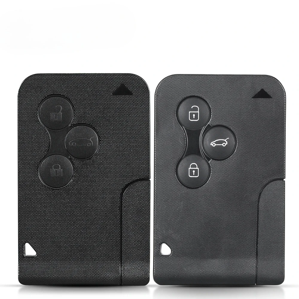 

Replacement Smart Card Key Shell For Renault Clio Logan Megane 2 3 Koleos Scenic 3 Buttons Remote Key Case Small Key