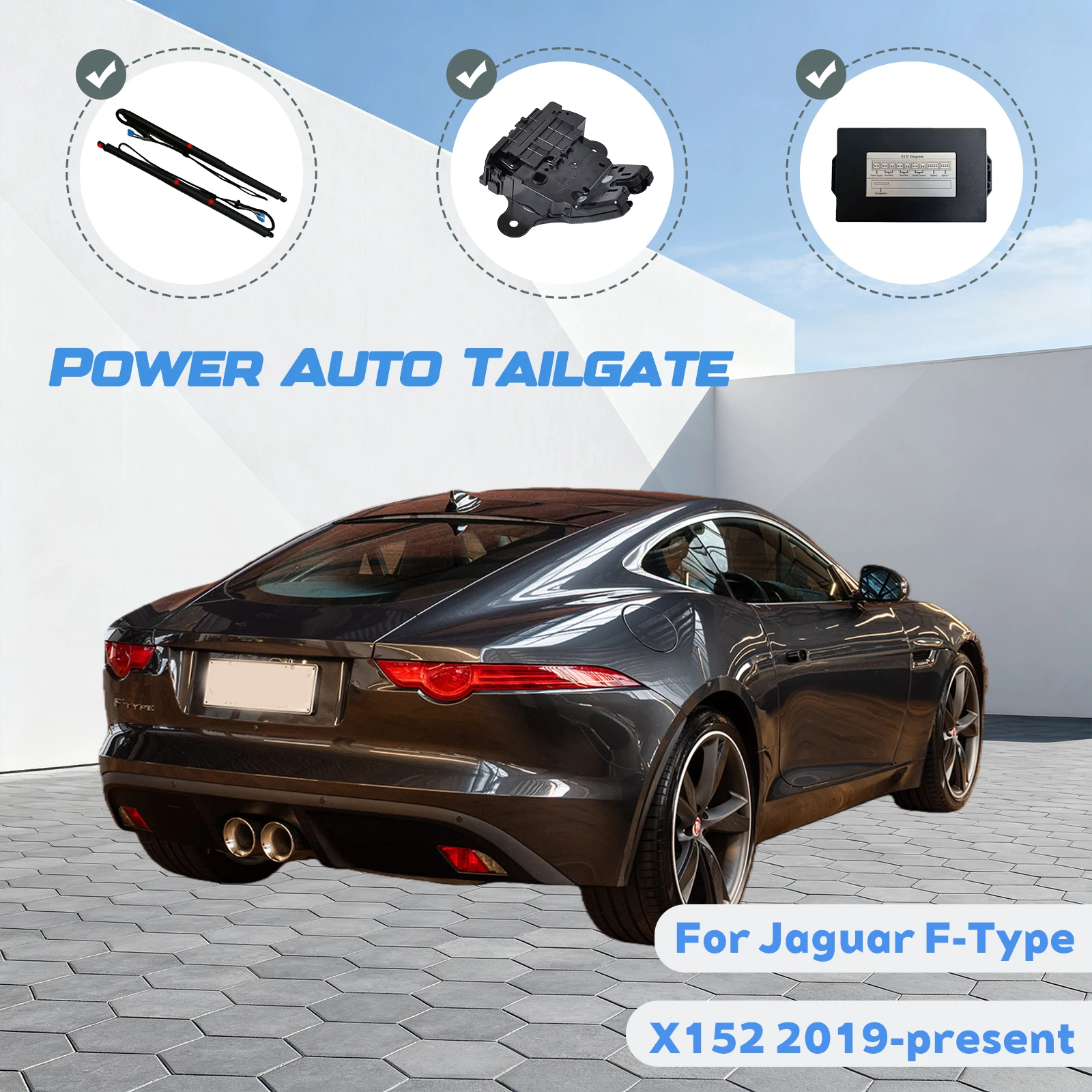 

For Jaguar F-Type X152 2019-present Car Automatic Lifting kit Opening Trunk Intelligent Electric Lift Tailgate