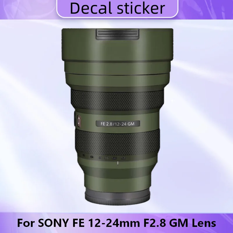 

For Sony FE 12-24mm F2.8 GM Lens Sticker Vinyl Wrap Film Lens Body Protective Decal Skin Protector Coat 12 24 F2.8 SEL1224GM