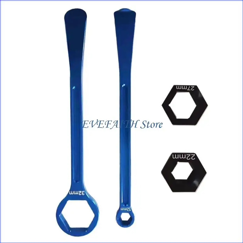 

124B Aluminum Tire Lever Wrench Tool Set Motorcycle Tire Change Motorbike Tyre Repair Tool Tire Removal Installation Tool