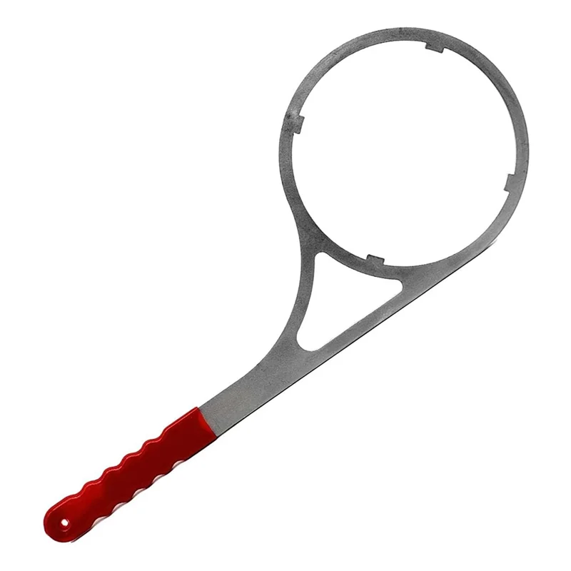 

B50C 6.25" Heavy Metal Wrench Replaces Plastic Wrench Extended Handle With Rubber Wrapping Providing Water Filter Tools