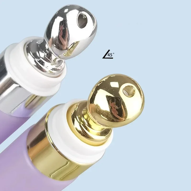 1Pcs 20g/ml Massage Eye Cream Squeeze Tubes Empty Cosmetics Container Lipgloss Refillable Vacuum Bottle Purple Matte Soft Tube