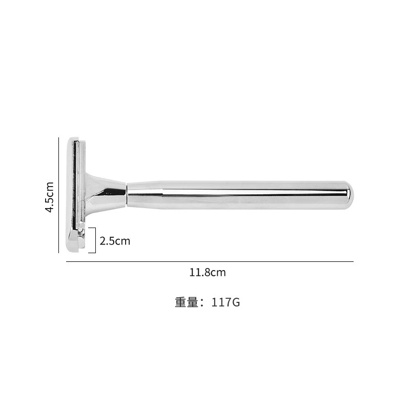 Men's Metal Safety Razor Sharpness Shaver Classic Styling Quick Replacement Blade Safe Shaving Beard