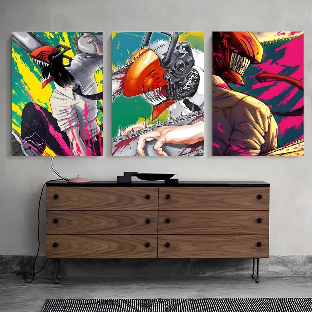 Denji Chainsaw Man Poster Paper Print Home Living Room Bedroom Entrance Bar Restaurant Cafe Art Painting Decoration