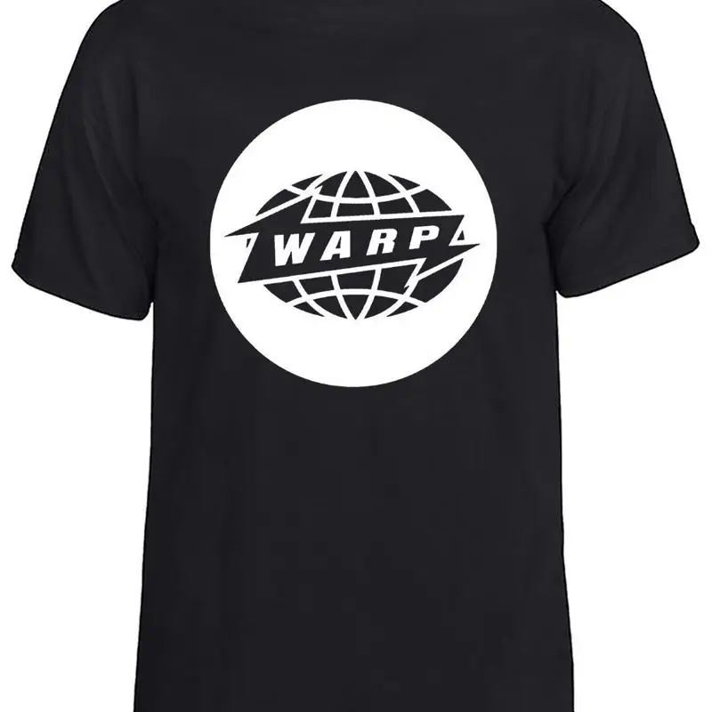 

Warp Records T-Shirt Men's Funny Dj Rave Earth Globe Music Electronica Tee Top