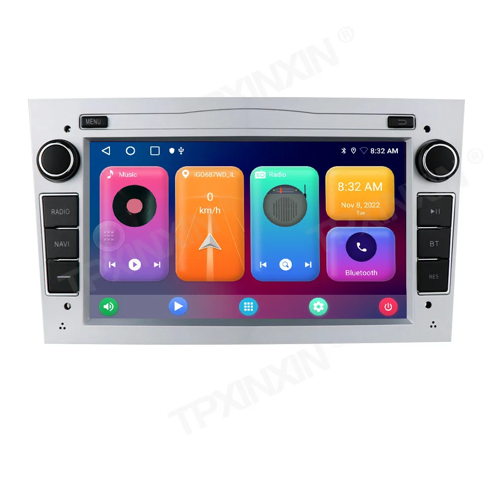 For Opel Astra H G J Antara Vectra Corda Vicaro Zafira Meriva Vauxhall  Android Car Radio 2 Din Autoradio Stereo Receiver GPS