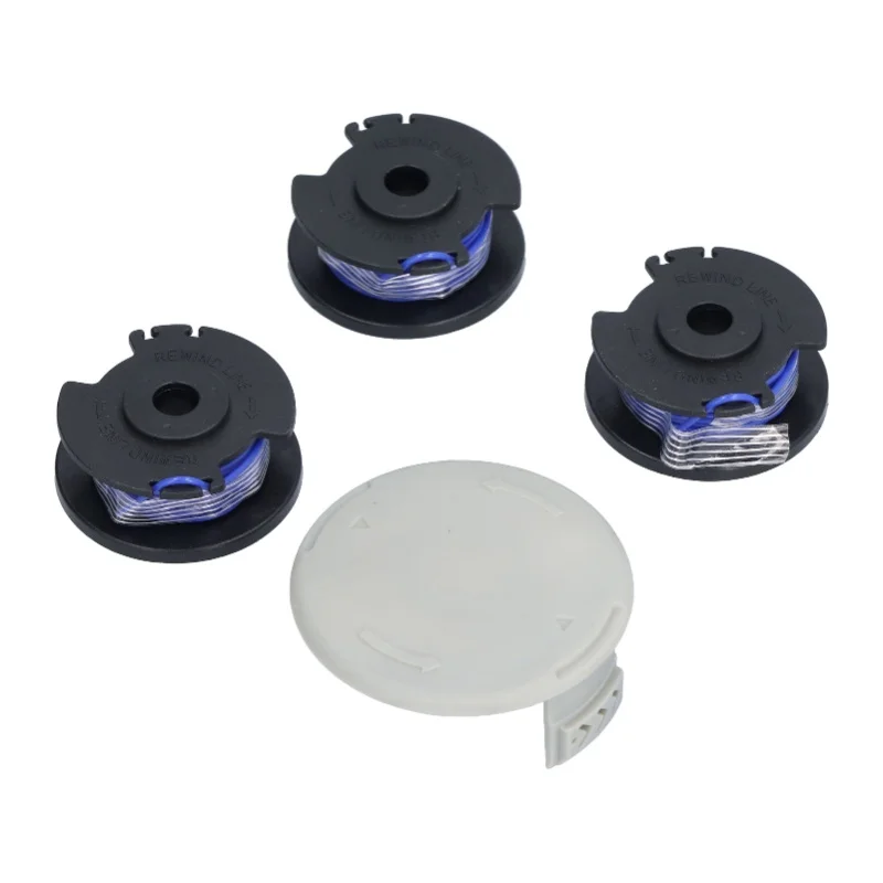 0.065in Trimmer Line Spools Cap Set Replacement Fit For Ryobi One Plus AC14RL3A 18V 24V 40V