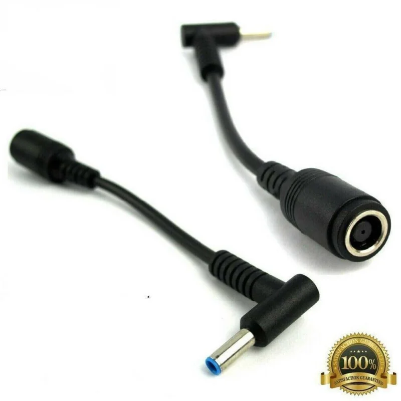 Power Adapter For HP Charging Cable 7.4x5.0mm To 4.5x3.0mm Notebook Laptop DC Connector