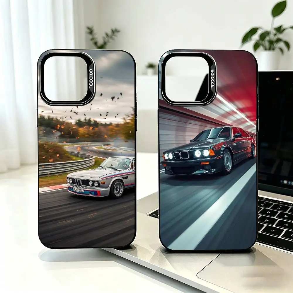 E-E30 Cars cool Phone Case For iPhone 17,16,15,14,13,12,11 Plus,Pro Max,XS,Colorful Silver Phone case Funda Cover