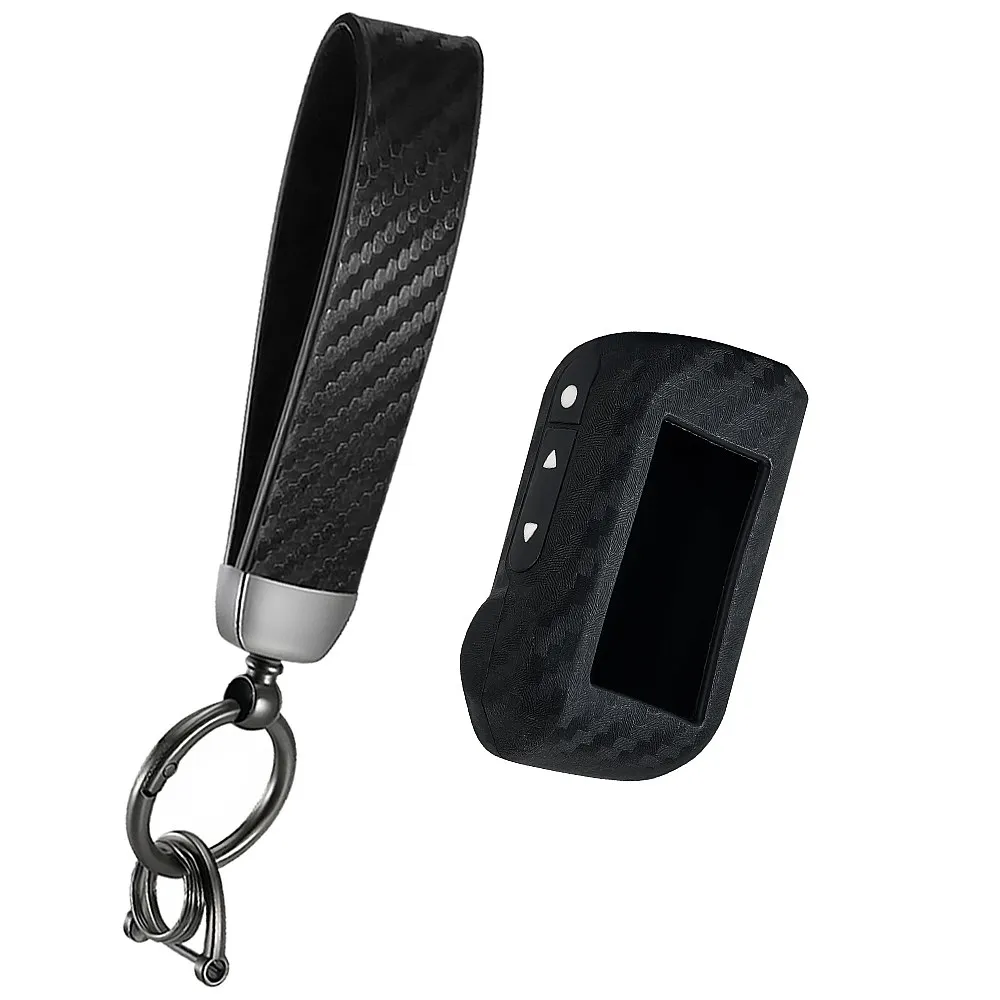 New High Quality Silicone Car Key Case for Starline A93 A63 Russian Version Two Way Car Alarm LCD Remote Controller Fob Cover