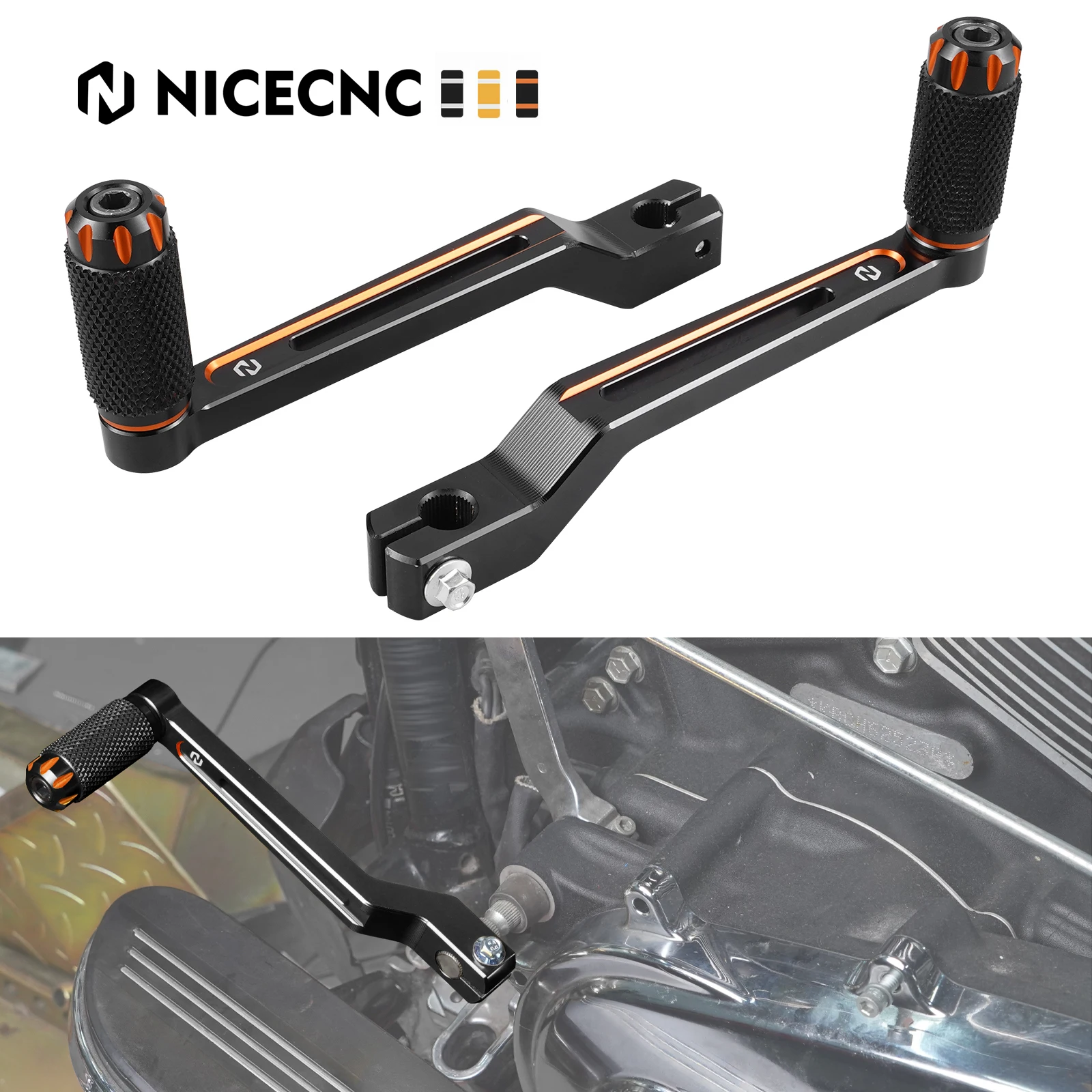 

33895-82E Gear Shifter Levers for Harley Deluxe Fat Boy Heritage Classic Road King Street Glide/Special Road Glide Limited
