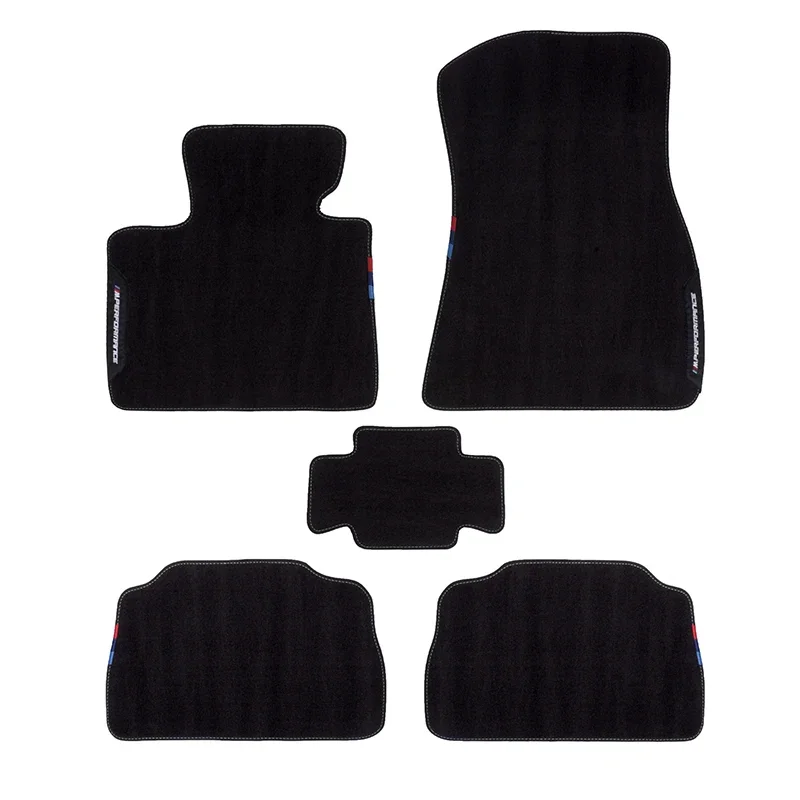 Hoge kwaliteit, passende pasvorm BMW12345678 e39 e36 e30 serie X1X2X3X4X5X6X7 G20G22G30G80G82 M Performance stijl fluwelen voetmatten