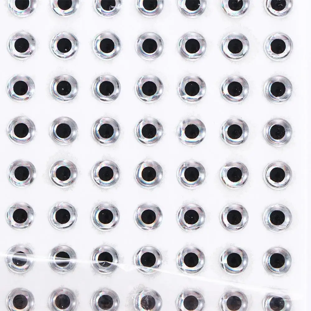 Fishing Accessories Eyeball Simulation Holographic 100pcs/lot Fishing Lure Eyes DIY Eyes 3D Fish Eyes Artificial Fish Eyes