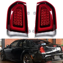 Black Tail Light For Chrysler 300 2015-2023 LED Rear Tail Light Brake Lamp Driving Lamp Turn Signal Light 68400331AA 68400295AA