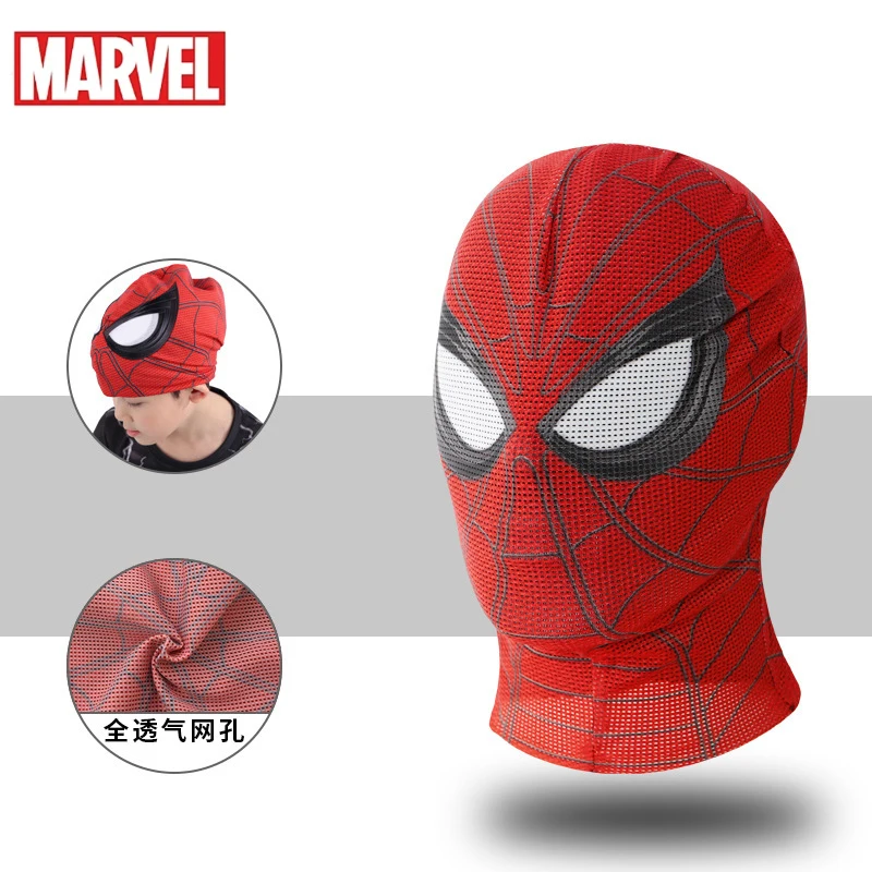 قناع تنكري للأبطال الخارقين من مارفل للبالغين والأطفال ، سبايدرمان ، الهيكل ، الشكل الحديدي ، زي أنيمي ، لعبة الهالوين ، الدعائم هدية ، الأولاد ، البنات