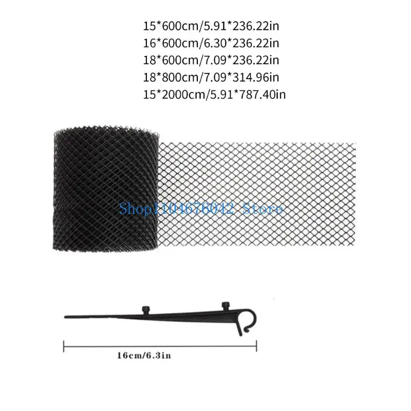 Защитная сетка для желоба 5asd с фиксированными крючками, фильтры для защиты желоба на крыше, сетчатый забор