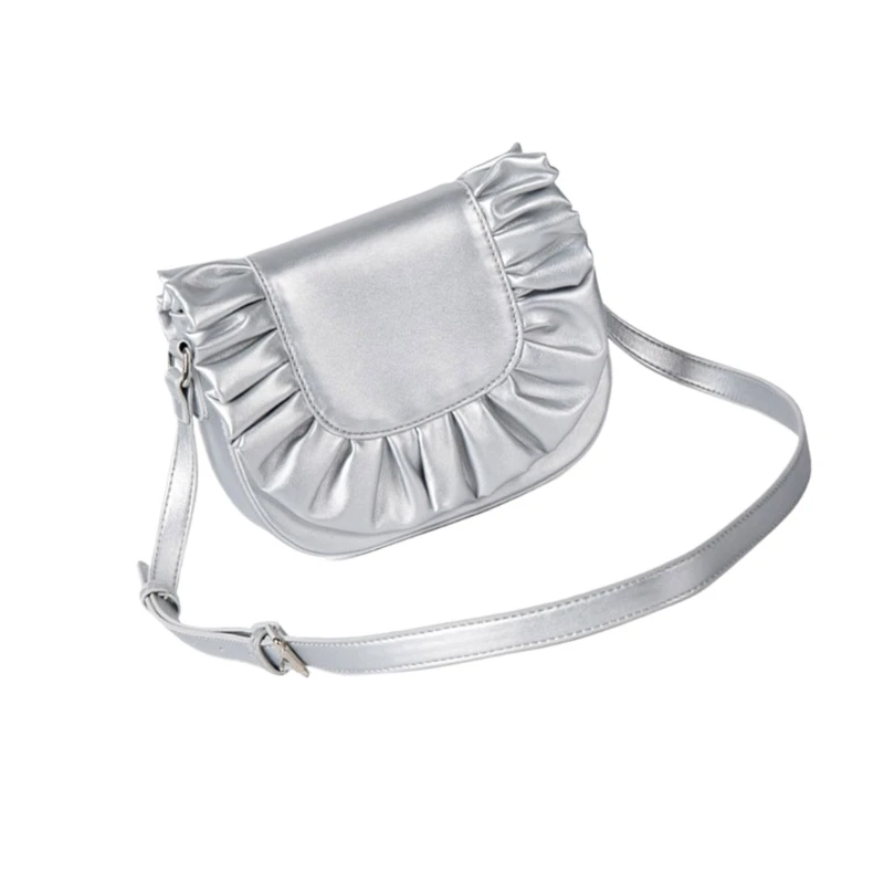 Fashionable Pleated Crossbody Handbag Versatile Casual Women's Shoulder Bag