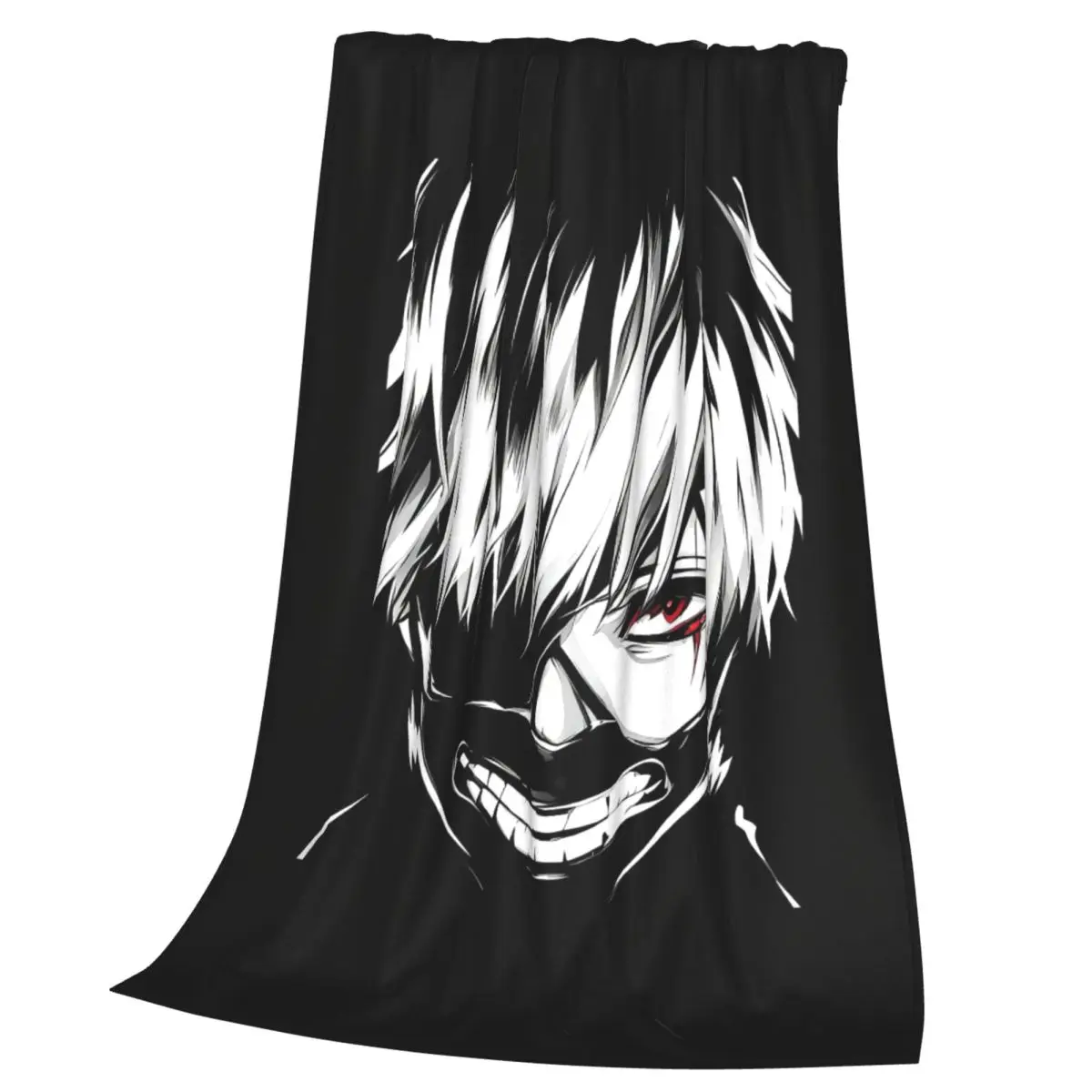 Tokyo Ghoul Anime Blankets Soft Warm Flannel Throw Blanket Bedspread for Bed Living room Picnic Travel Home Couch