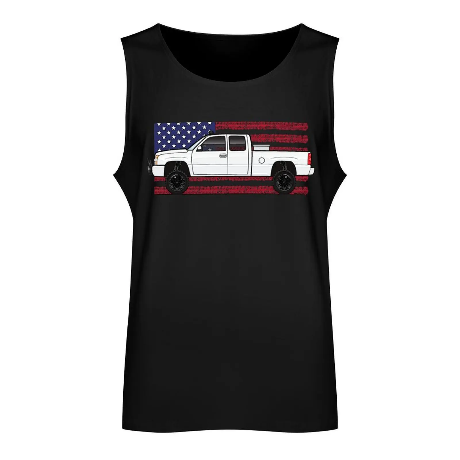 02-06 White Ext 4x4 Tank Top Men's summer clothes t-shirts man Men's t shirt Sports clothing