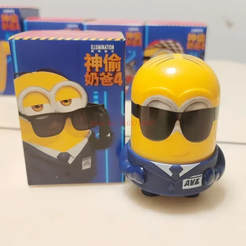 2024 New Mcdonald Despicable Me 4 Minions Action Figure Complete Set 12pcs Pvc Model Collectible Toy Children Birthday Gifts