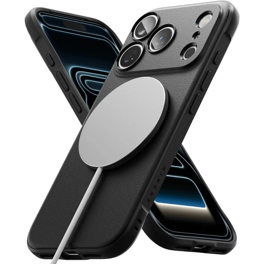 

Чехол для iPhone 17 Pro [совместим с MagSafe] Масло-грязеотталкивающие индивидуальные чехлы для объективов для камер Нескользящая улучшенная ручка