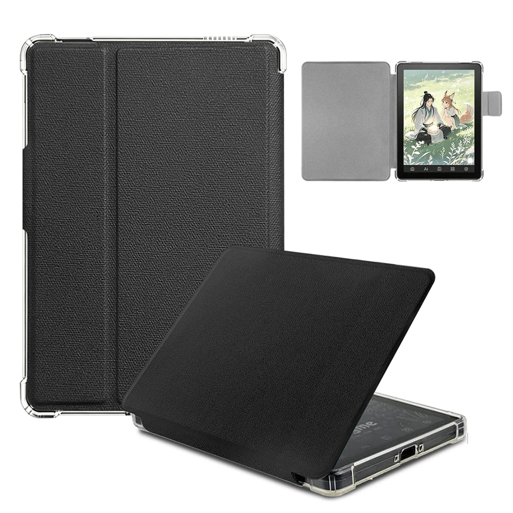 Funda-Hülle für Bigme B6 Pro Color BW, 6" eBook Zweifach Faltbarer Klappständer TPU Weiche Rückenschale Kratzschutz Schutzhülle